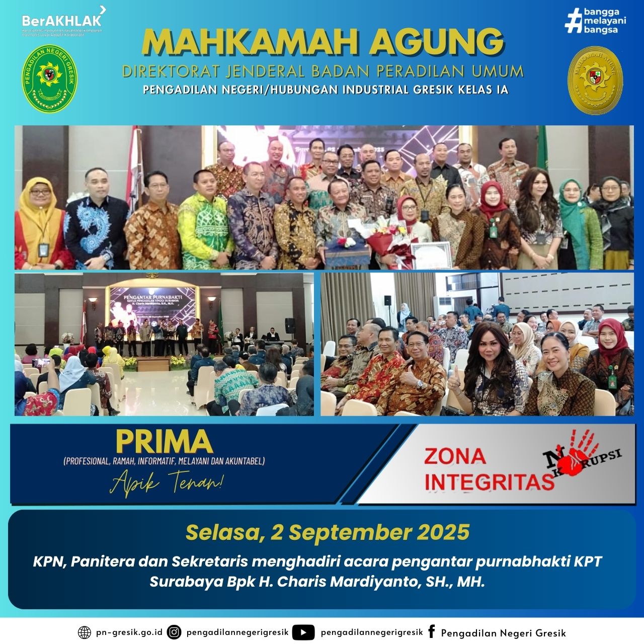 kpn-panitera-dan-sekretaris-menghadiri-acara-pengantar-purnabhakti-kpt-surabaya-bpk-h-charis-mardiyanto-sh-mh